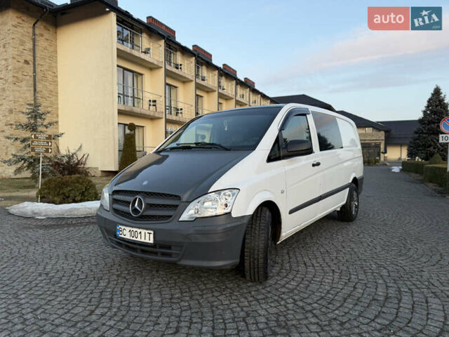 Белый Мерседес Вито, объемом двигателя 2.14 л и пробегом 355 тыс. км за 8500 $, фото 1 на Automoto.ua