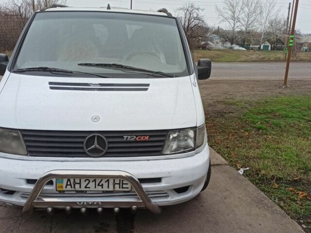 Белый Мерседес Вито, объемом двигателя 2 л и пробегом 111 тыс. км за 3000 $, фото 1 на Automoto.ua