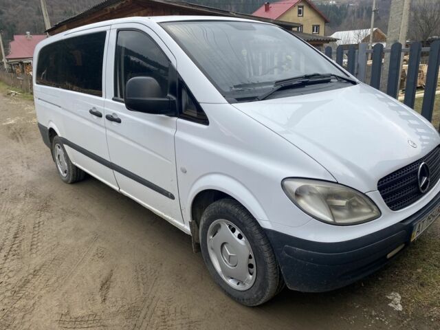 Мерседес Вито 2006 в Верховине на Automoto.ua Белый Мерседес Вито, объемом двигателя 2.1 л и пробегом 196 тыс. км за 7000 $, фото 1 на Automoto.ua
