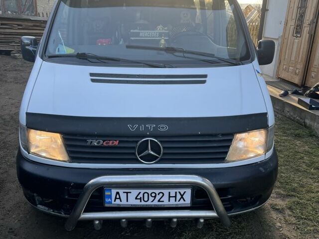 Белый Мерседес Вито, объемом двигателя 2.2 л и пробегом 700 тыс. км за 3300 $, фото 1 на Automoto.ua