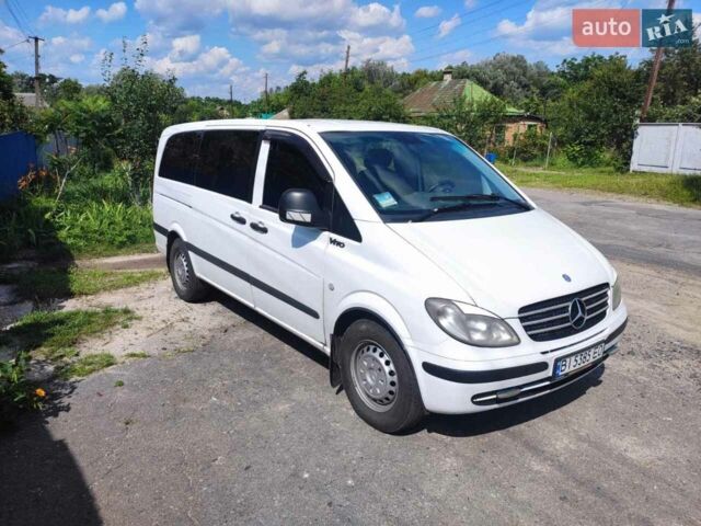 Белый Мерседес Вито, объемом двигателя 2.2 л и пробегом 312 тыс. км за 7500 $, фото 1 на Automoto.ua