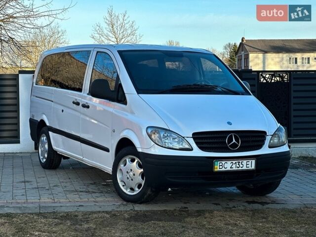 Белый Мерседес Вито, объемом двигателя 2.2 л и пробегом 279 тыс. км за 6500 $, фото 1 на Automoto.ua