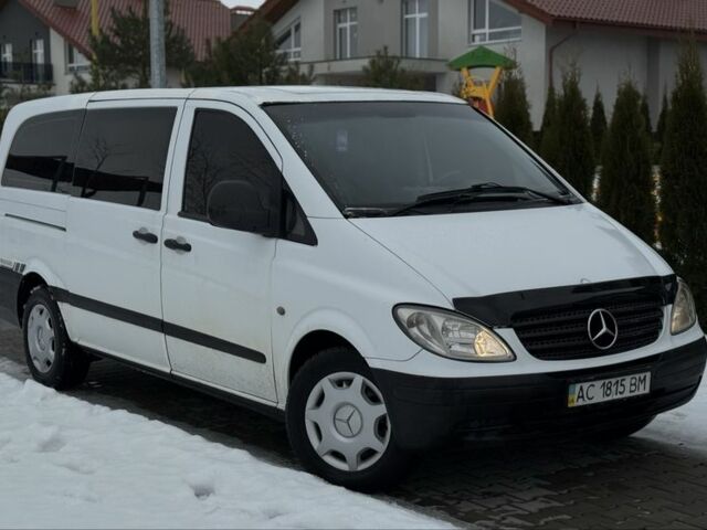 Белый Мерседес Вито, объемом двигателя 2.1 л и пробегом 477 тыс. км за 5250 $, фото 1 на Automoto.ua