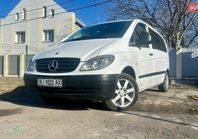 Білий Мерседес Віто, об'ємом двигуна 2.15 л та пробігом 343 тис. км за 6500 $, фото 1 на Automoto.ua