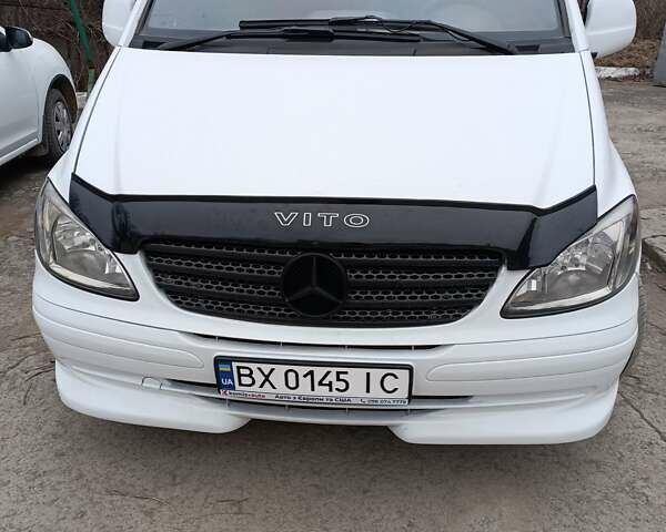Белый Мерседес Вито, объемом двигателя 2.2 л и пробегом 250 тыс. км за 6850 $, фото 1 на Automoto.ua