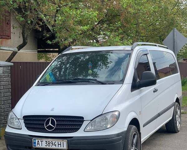 Белый Мерседес Вито, объемом двигателя 2.2 л и пробегом 334 тыс. км за 8500 $, фото 1 на Automoto.ua