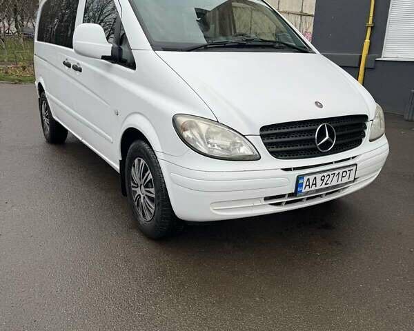 Белый Мерседес Вито, объемом двигателя 2.15 л и пробегом 194 тыс. км за 6700 $, фото 1 на Automoto.ua