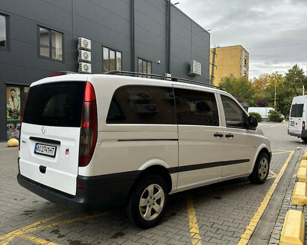 Белый Мерседес Вито, объемом двигателя 2.2 л и пробегом 415 тыс. км за 7500 $, фото 1 на Automoto.ua