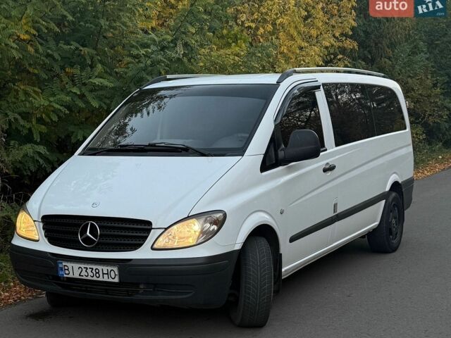 Белый Мерседес Вито, объемом двигателя 2.15 л и пробегом 387 тыс. км за 8000 $, фото 1 на Automoto.ua