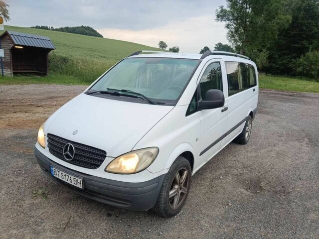Белый Мерседес Вито, объемом двигателя 2.1 л и пробегом 504 тыс. км за 9499 $, фото 1 на Automoto.ua