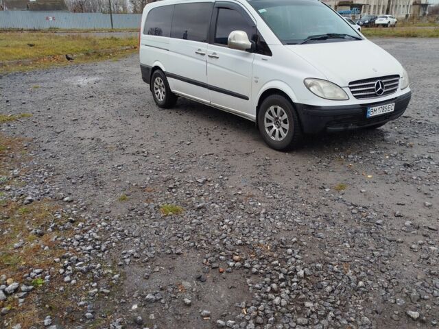 Белый Мерседес Вито, объемом двигателя 2.1 л и пробегом 490 тыс. км за 9300 $, фото 1 на Automoto.ua