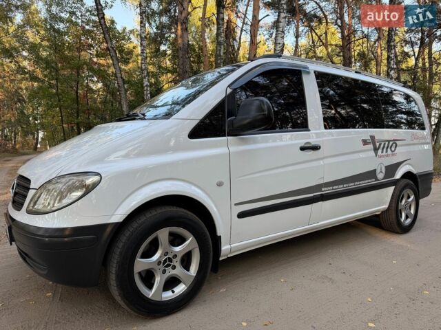 Белый Мерседес Вито, объемом двигателя 2.15 л и пробегом 260 тыс. км за 9700 $, фото 1 на Automoto.ua