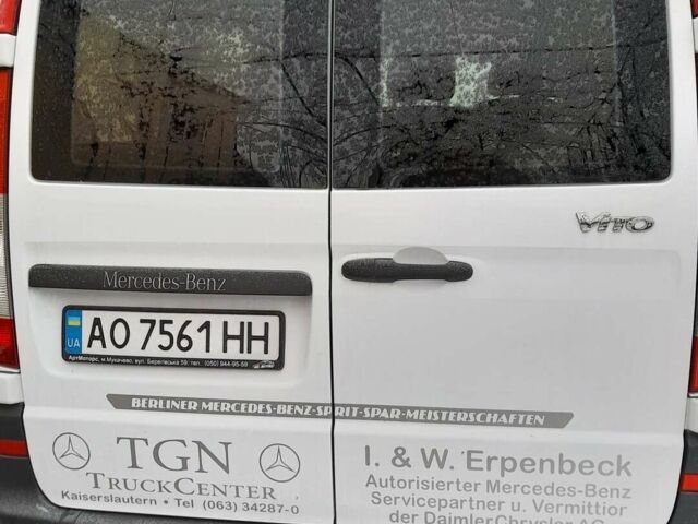 Білий Мерседес Віто, об'ємом двигуна 2.2 л та пробігом 445 тис. км за 9150 $, фото 1 на Automoto.ua