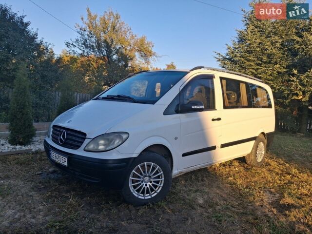 Белый Мерседес Вито, объемом двигателя 2.15 л и пробегом 428 тыс. км за 8900 $, фото 1 на Automoto.ua