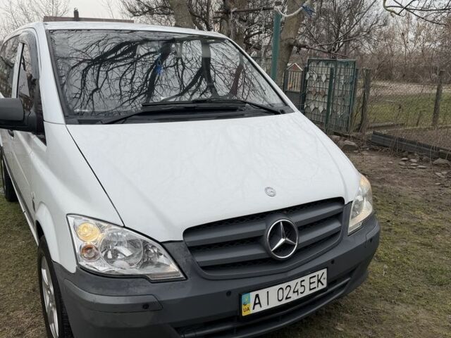 Белый Мерседес Вито, объемом двигателя 2.1 л и пробегом 185 тыс. км за 11000 $, фото 1 на Automoto.ua