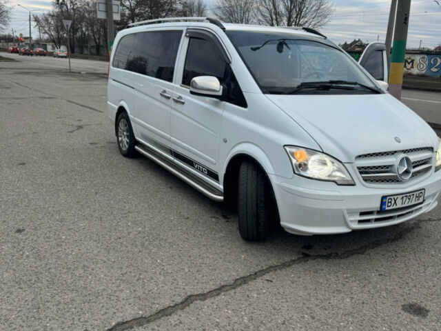 Белый Мерседес Вито, объемом двигателя 2.15 л и пробегом 330 тыс. км за 12000 $, фото 1 на Automoto.ua