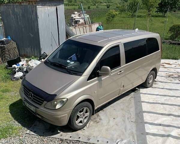 Бежевий Мерседес Віто, об'ємом двигуна 2.1 л та пробігом 1000 тис. км за 4000 $, фото 1 на Automoto.ua