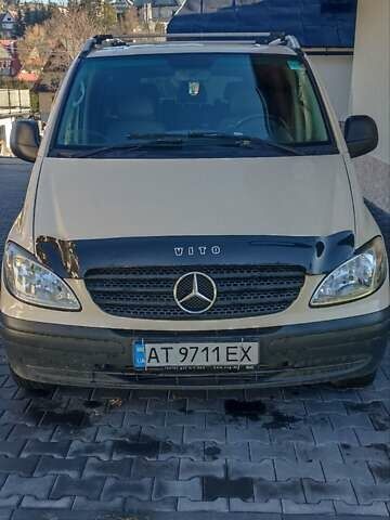 Бежевый Мерседес Вито, объемом двигателя 2.15 л и пробегом 592 тыс. км за 15000 $, фото 1 на Automoto.ua