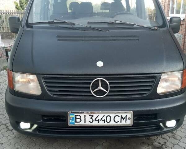 Чорний Мерседес Віто, об'ємом двигуна 2.3 л та пробігом 500 тис. км за 5200 $, фото 1 на Automoto.ua