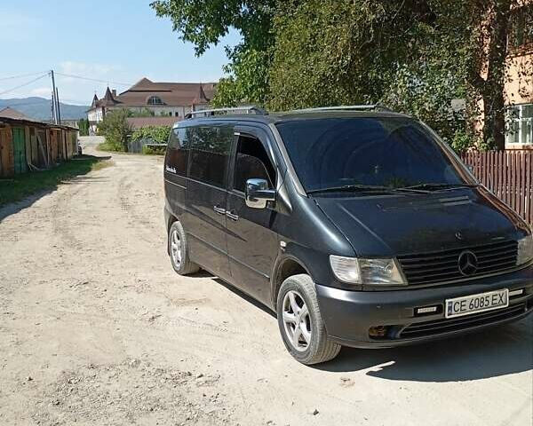Мерседес Віто 2000 у Сторожинце на Automoto.ua Чорний Мерседес Віто, об'ємом двигуна 2.2 л та пробігом 358 тис. км за 4800 $, фото 1 на Automoto.ua