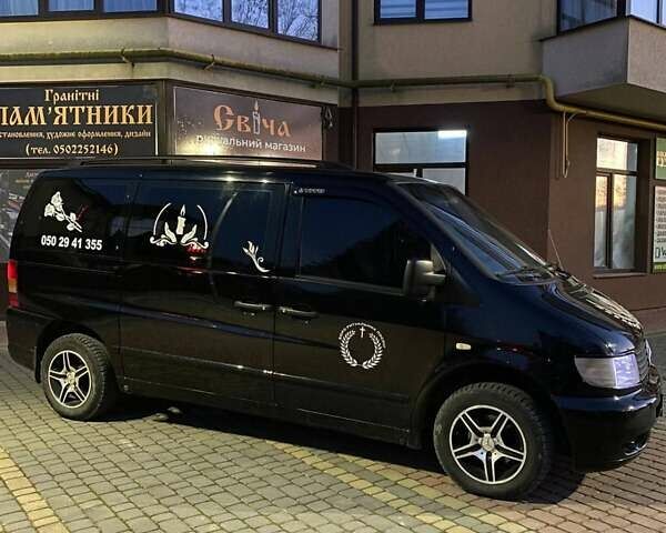 Чорний Мерседес Віто, об'ємом двигуна 2.15 л та пробігом 300 тис. км за 6700 $, фото 1 на Automoto.ua