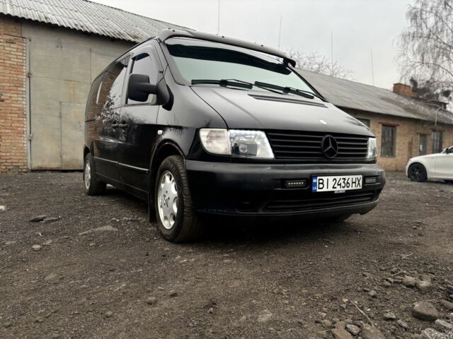 Чорний Мерседес Віто, об'ємом двигуна 2.2 л та пробігом 480 тис. км за 6300 $, фото 1 на Automoto.ua