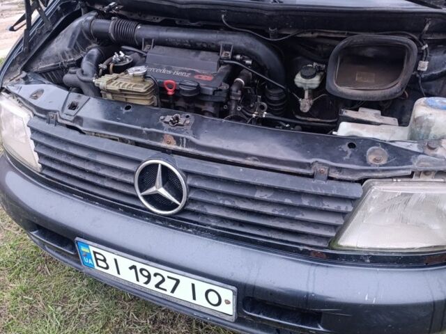 Чорний Мерседес Віто, об'ємом двигуна 2.1 л та пробігом 240 тис. км за 2799 $, фото 1 на Automoto.ua