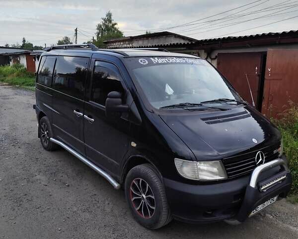 Чорний Мерседес Віто, об'ємом двигуна 2.15 л та пробігом 550 тис. км за 6000 $, фото 1 на Automoto.ua