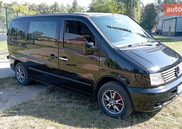 Чорний Мерседес Віто, об'ємом двигуна 2.2 л та пробігом 342 тис. км за 5200 $, фото 1 на Automoto.ua
