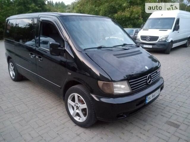 Черный Мерседес Вито, объемом двигателя 2.15 л и пробегом 370 тыс. км за 4800 $, фото 1 на Automoto.ua