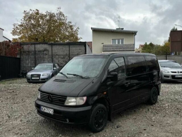 Черный Мерседес Вито, объемом двигателя 2.3 л и пробегом 340 тыс. км за 1900 $, фото 1 на Automoto.ua