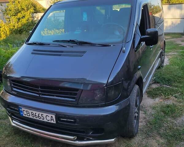Чорний Мерседес Віто, об'ємом двигуна 2.15 л та пробігом 275 тис. км за 5100 $, фото 1 на Automoto.ua