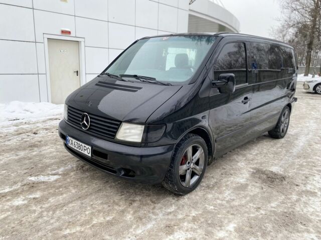 Чорний Мерседес Віто, об'ємом двигуна 2.1 л та пробігом 360 тис. км за 3950 $, фото 1 на Automoto.ua