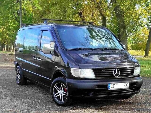 Черный Мерседес Вито, объемом двигателя 2.2 л и пробегом 250 тыс. км за 5500 $, фото 1 на Automoto.ua