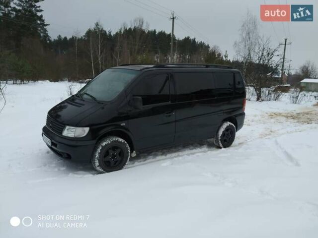 Чорний Мерседес Віто, об'ємом двигуна 2.15 л та пробігом 343 тис. км за 5500 $, фото 1 на Automoto.ua