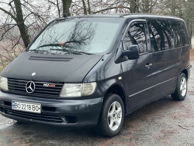 Чорний Мерседес Віто, об'ємом двигуна 2.1 л та пробігом 300 тис. км за 3650 $, фото 1 на Automoto.ua