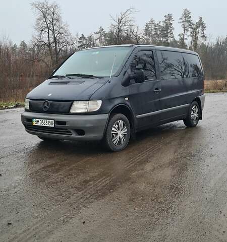 Черный Мерседес Вито, объемом двигателя 2.15 л и пробегом 290 тыс. км за 5100 $, фото 1 на Automoto.ua