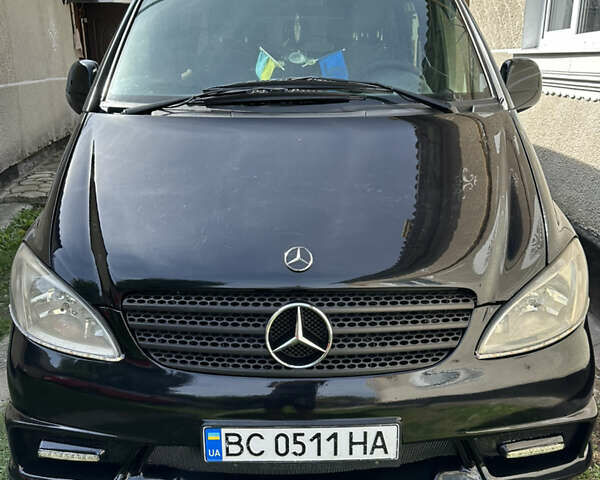 Чорний Мерседес Віто, об'ємом двигуна 2.15 л та пробігом 415 тис. км за 6790 $, фото 1 на Automoto.ua