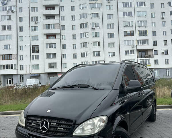 Чорний Мерседес Віто, об'ємом двигуна 2.15 л та пробігом 600 тис. км за 7800 $, фото 1 на Automoto.ua