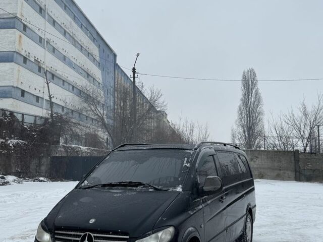 Чорний Мерседес Віто, об'ємом двигуна 2.1 л та пробігом 609 тис. км за 6100 $, фото 1 на Automoto.ua