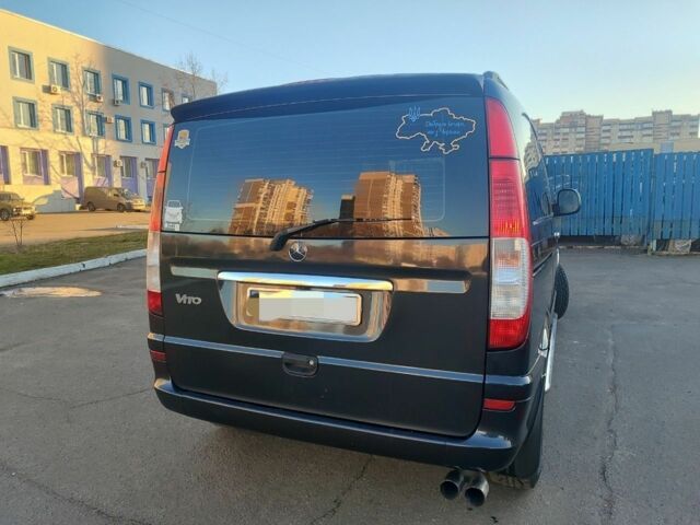 Черный Мерседес Вито, объемом двигателя 2 л и пробегом 300 тыс. км за 7200 $, фото 1 на Automoto.ua