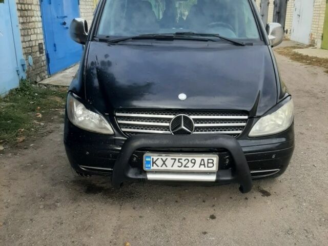 Чорний Мерседес Віто, об'ємом двигуна 2.1 л та пробігом 450 тис. км за 8000 $, фото 1 на Automoto.ua