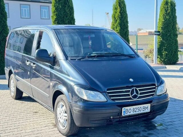 Чорний Мерседес Віто, об'ємом двигуна 2.2 л та пробігом 435 тис. км за 7900 $, фото 1 на Automoto.ua