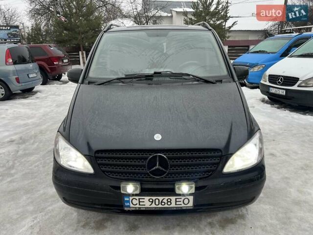 Черный Мерседес Вито, объемом двигателя 2.15 л и пробегом 573 тыс. км за 5950 $, фото 1 на Automoto.ua