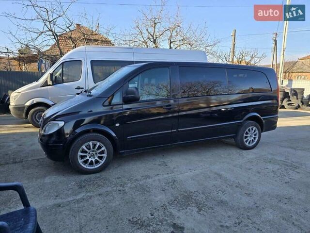 Черный Мерседес Вито, объемом двигателя 2.15 л и пробегом 544 тыс. км за 12000 $, фото 1 на Automoto.ua