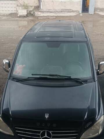 Черный Мерседес Вито, объемом двигателя 2.15 л и пробегом 270 тыс. км за 9000 $, фото 1 на Automoto.ua