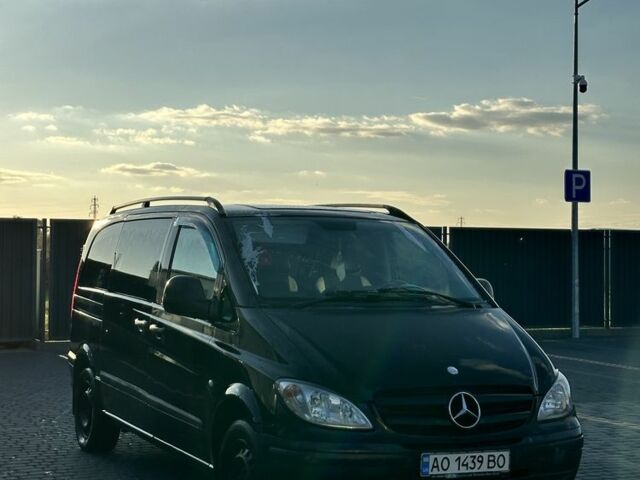 Черный Мерседес Вито, объемом двигателя 2.1 л и пробегом 400 тыс. км за 7600 $, фото 1 на Automoto.ua