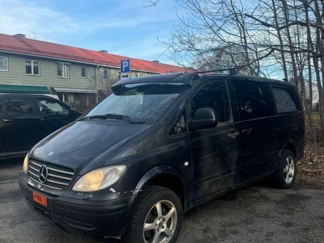 Черный Мерседес Вито, объемом двигателя 2 л и пробегом 441 тыс. км за 5300 $, фото 1 на Automoto.ua