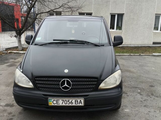 Чорний Мерседес Віто, об'ємом двигуна 2.1 л та пробігом 265 тис. км за 9000 $, фото 1 на Automoto.ua