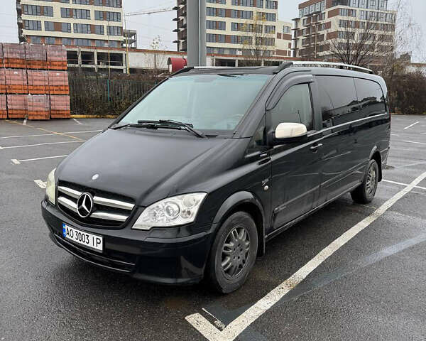 Черный Мерседес Вито, объемом двигателя 2.2 л и пробегом 328 тыс. км за 14200 $, фото 1 на Automoto.ua